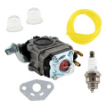 Karburator Carburateur Carburetor Carb Fits For Weedeater 1E34F,1E36F TU26 TL26 Brush Cutter 26cc 33cc Carburetor Kit 10mm